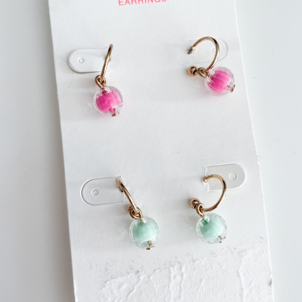 J. Crew Factory Girls' Beaded Earrings Set - Picture 2 of 2